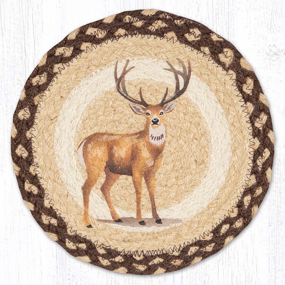 Staring Buck Trivets - Set of 3