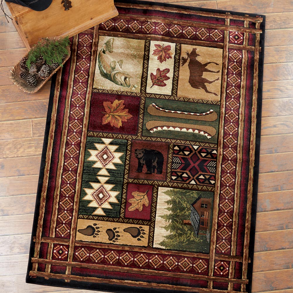 Cabin Chalet Rug - 3 x 4 - OUT OF STOCK