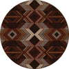 Aztec Arrows Rug - 8 Ft. Round