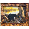 Birch Sunset Bear Wall Art