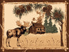 Cabin Moose Rug - 8 x 10