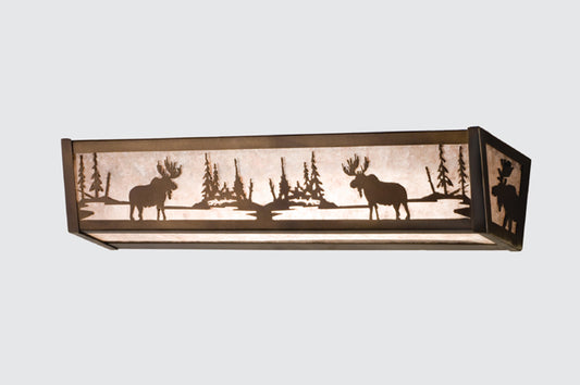 Northwoods Moose Vanity Light