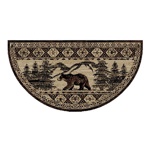 Bear With Me Wedge/Half-Round Rug