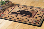Black Bear Walking Rug - 5 x 7
