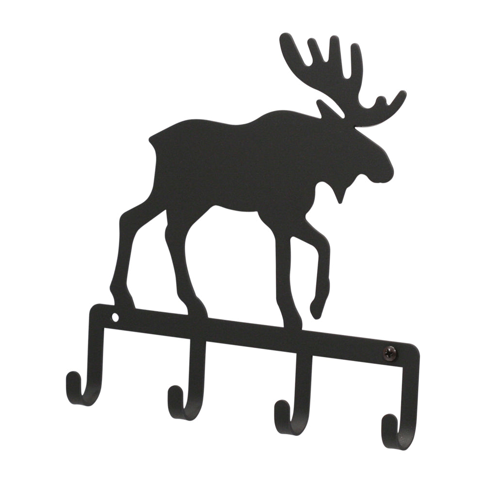 Wrought Iron Moose Key Rack