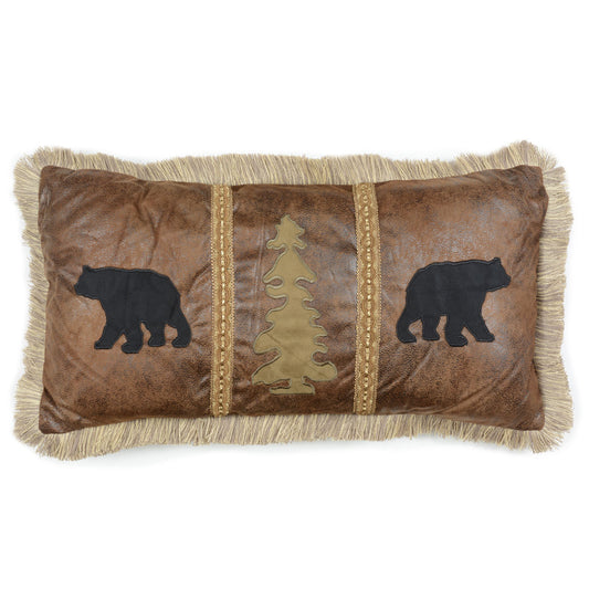 Summit Trail Bear Pillow