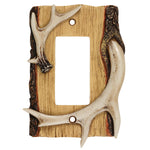 Antler & Wood Rocker Plate