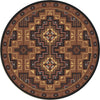 High Rez Southwest Rug - 8 Foot Round