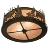 Roaming Elk Flush Mount Ceiling Light