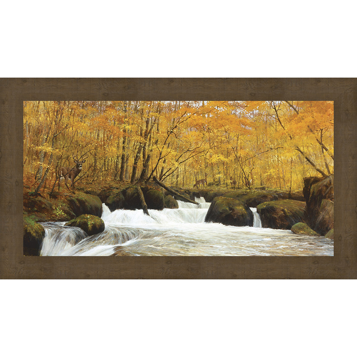 Ambered Autumn 3D Wall Canvas