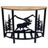 Moose Mountain Scene Sofa Table