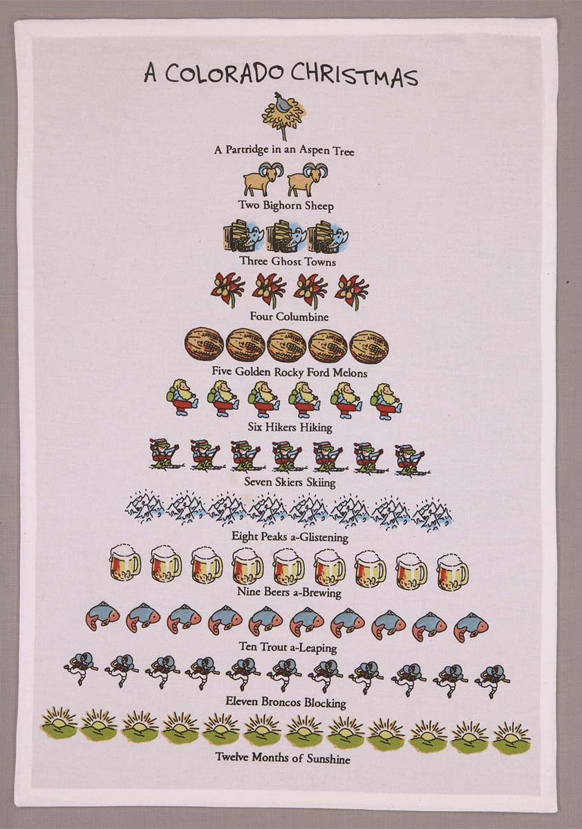12 Days of Rocky Mountain Christmas Kitchen Towels - Set of 4 - OUT OF STOCK UNTIL 07/23/2026