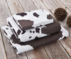 White Cowhide Sheet Set - Queen - SALE