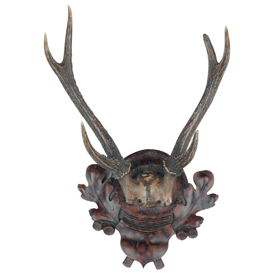 Medium Black Forest Antler Plaque