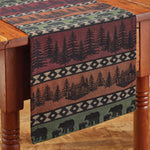 Mountain View Bear Table Runner - 54 Inch