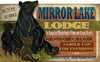 Black Bear Lodge Sign