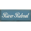 River Retreat Wood Sign