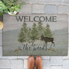Woodland Moose Welcome Outdoor Rug - 3 x 5