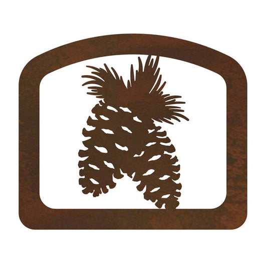 Pinecone Pair Letter Holder