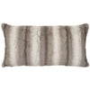 Angora Platinum Rectangular Cuddle Fur Pillow