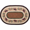 Pinecone Moose Rug