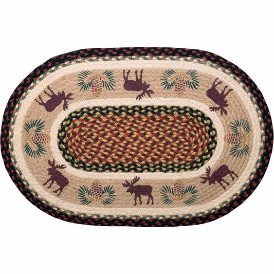 Pinecone Moose Rug