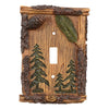 Pinecone & Tree Single Switch Cover