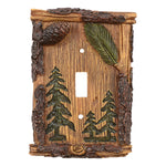 Pinecone & Tree Single Switch Cover
