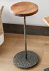Turquoise Inlay Round Drink Table