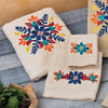 Southwest Bloom Towel Set - Cream