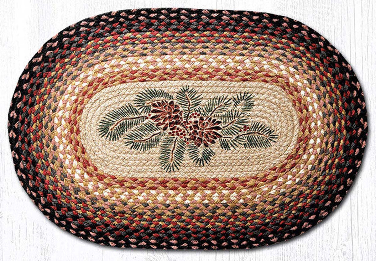 Pine Brush Patch Rug