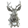 Aspen Stag Wall Mount - Antique Silver
