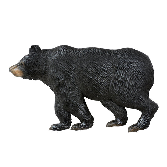 Bear Stroll Carved Wood Wall Art