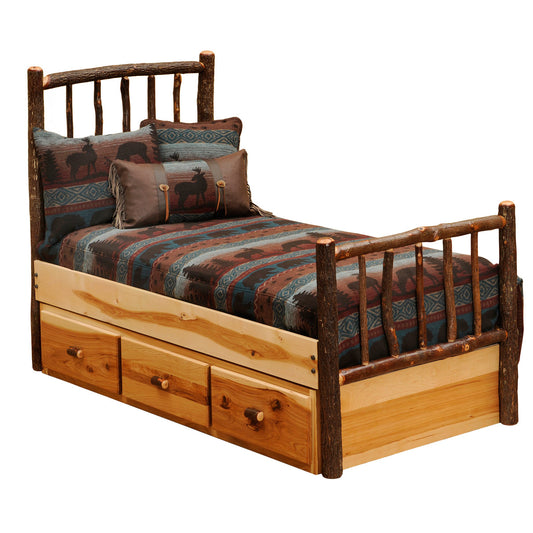Hickory Underbed 3 Drawer Dresser - Queen/King