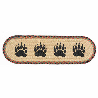 Bear Paw Braided Jute Stair Tread