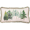 Woodland Watercolor Accent Pillow