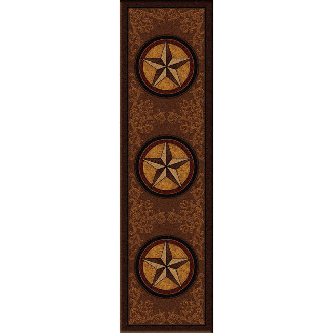 Gilded Star Rug - 2 x 8