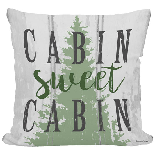 Forest Cabin Indoor/Outdoor Pillow