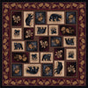 Bear Patch Rug - 8 Ft. Square
