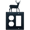Wrought Iron Deer Single Outlet & GFI Cover - OUT OF STOCK UNTIL 07/18/2026