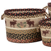 Moose & Pinecone Braided Utility Basket - Medium - OVERSTOCK