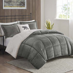 Enchanted Grove Sherpa Comforter Set - King