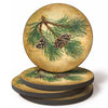 Pine Bough Coasters - Set of 4