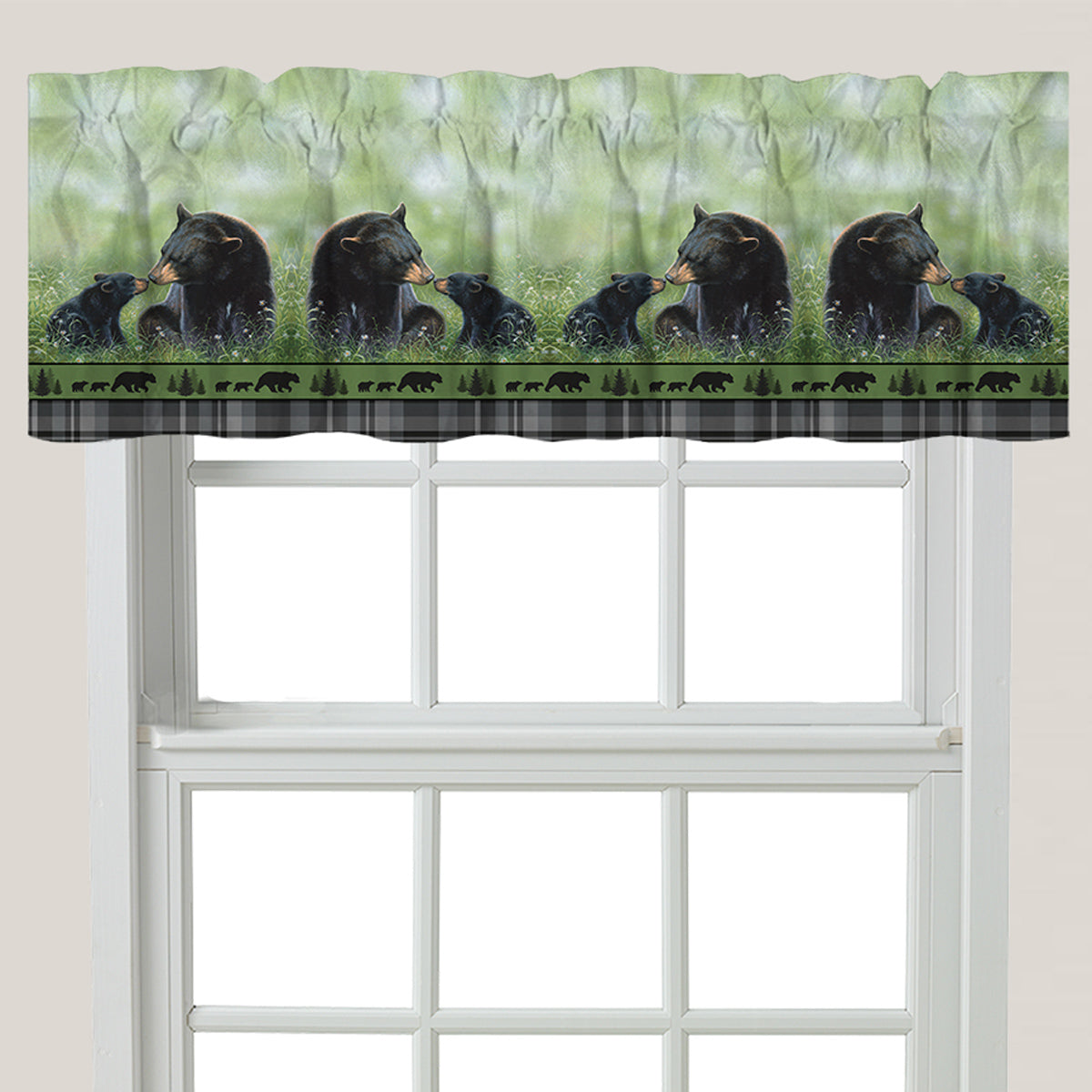 Loving Bears Window Valance