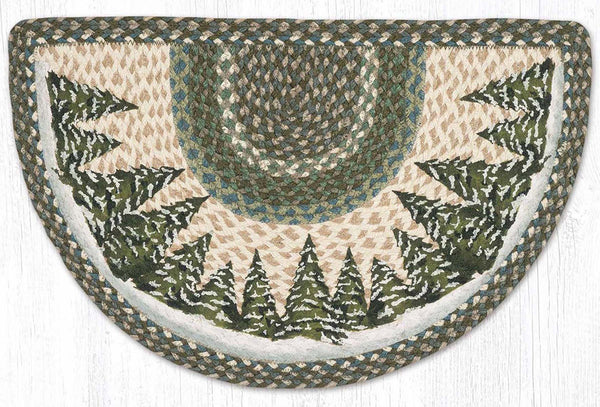 Half Round Runner Rug Winter Grove Half-Round Rug | Black Forest Decor
