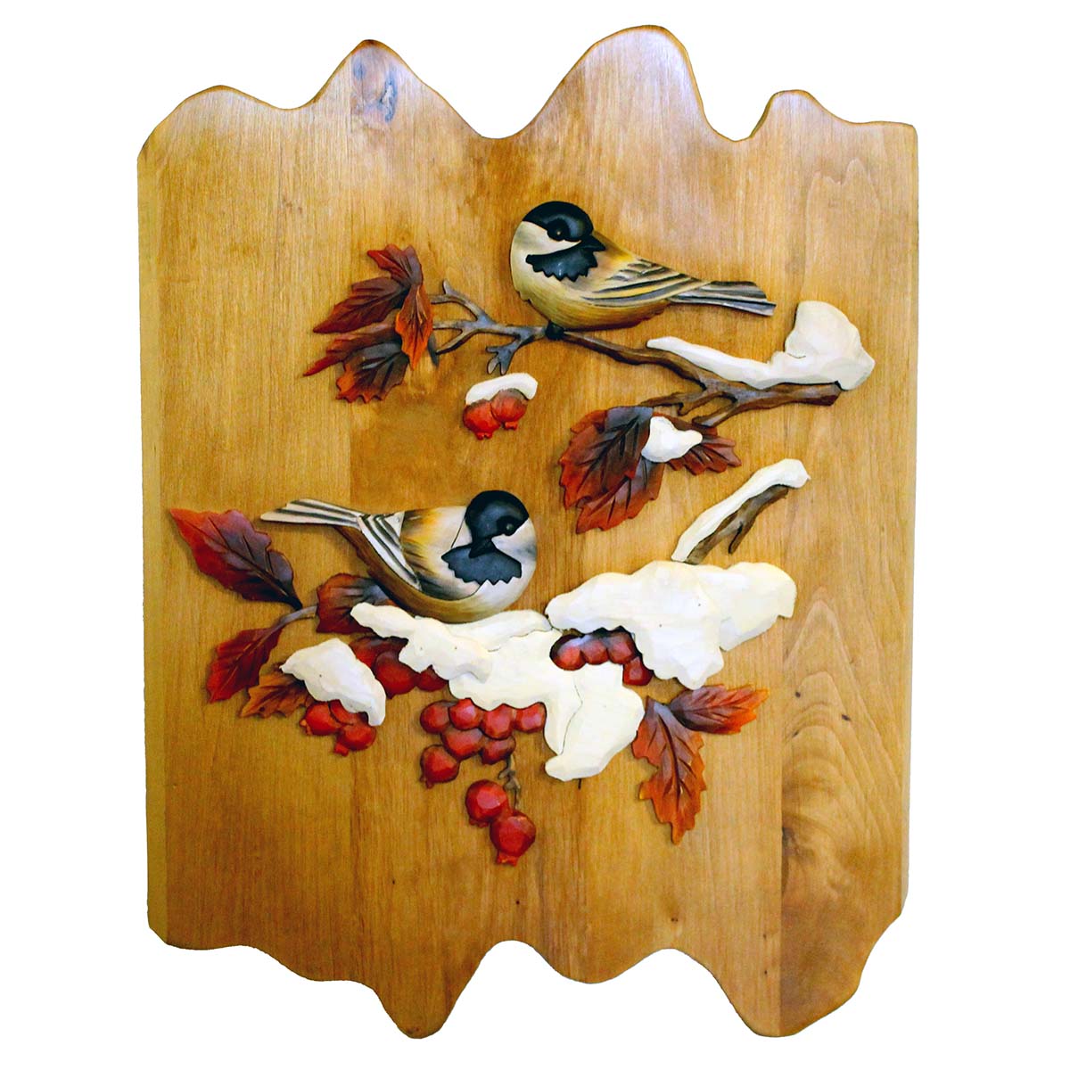 Winter Chickadees Wall Art - OUT OF STOCK UNTIL 06/23/2026