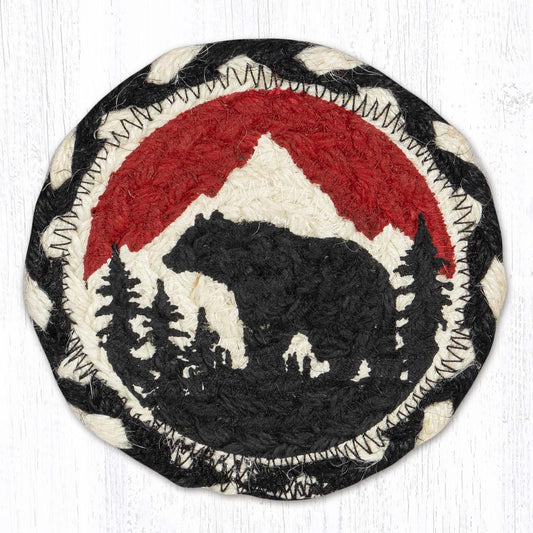 Bear Mountain Braided Coasters - Set of 6