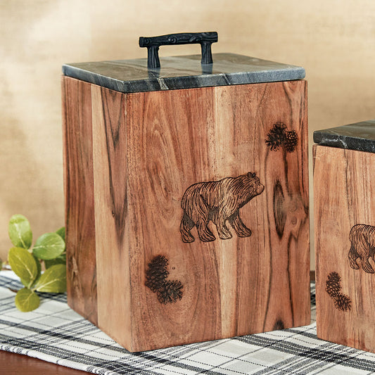 Pine Woods Bear Canister - Large - OVERSTOCK