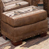 Mountain Lake Ottoman