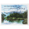Mountain Life Personalized Wall Art